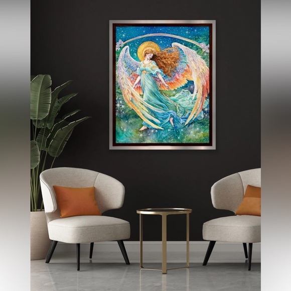 Heavenly Angel - Celestine, Angel of Stillness and Grace Fine Art Print - Picture 9 of 12